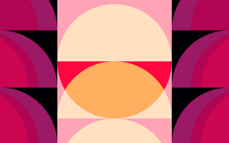 Abstract Geometric Symmetry Art Wallpaper