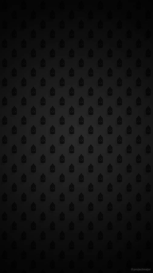 Abstract Pattern In Pitch Black Gradient Wallpaper