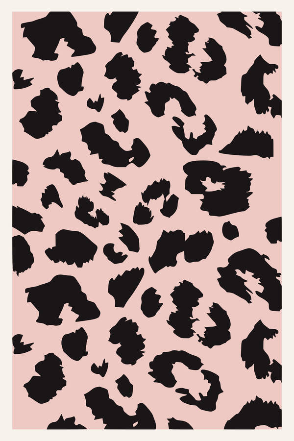 Abstract Pattern Leopard Print Wallpaper