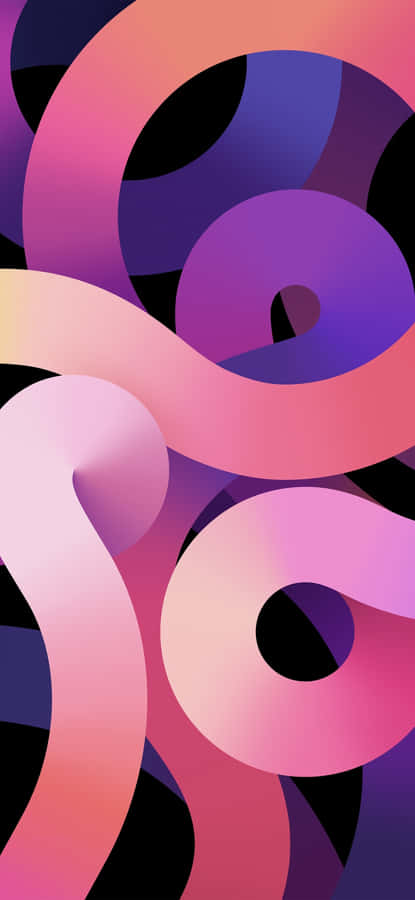 Abstract Pink Purple Swirls Background Wallpaper