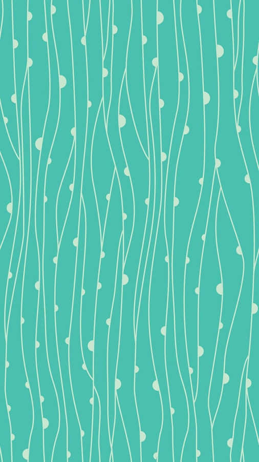 Abstract Seamless Cute Iphone Teal Pattern Wallpaper