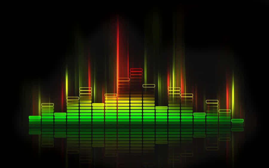 Abstract Sound Wave Illustration Wallpaper