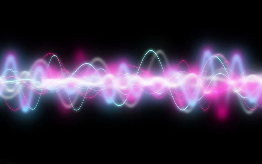 Abstract Sound Wave Illustration Wallpaper