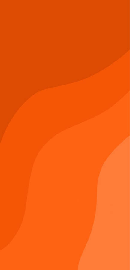 Abstract Waves Orange Phone Wallpaper