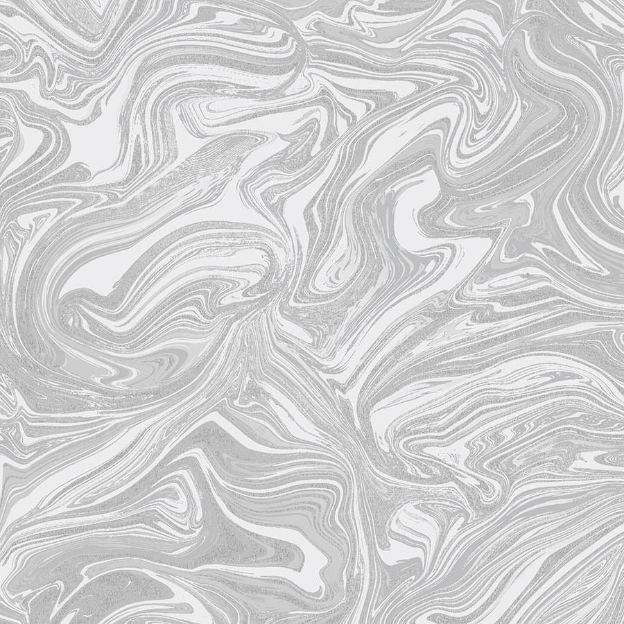 Abstract White Fluid Painting Art Wallpaper