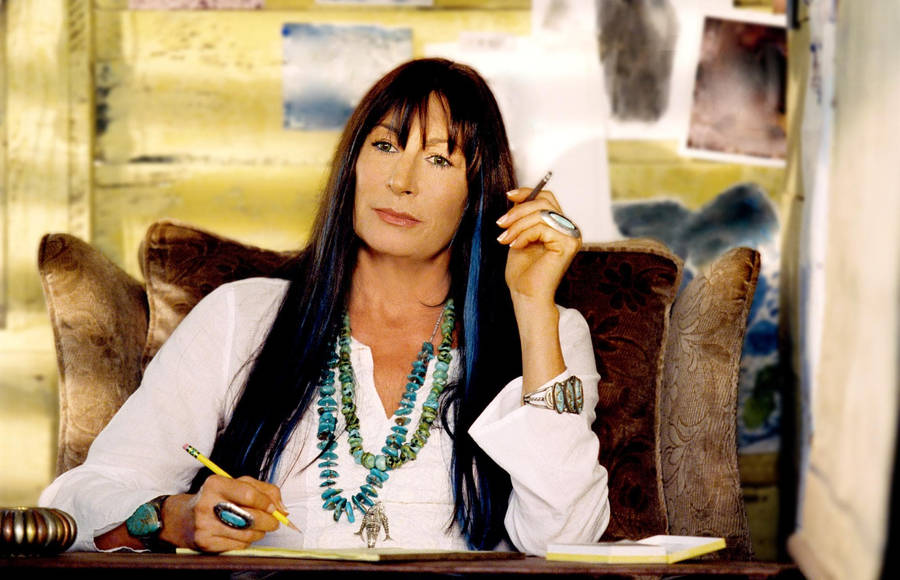 Academy Award-winning Actress Anjelica Huston As Eleanor Zissou Wallpaper