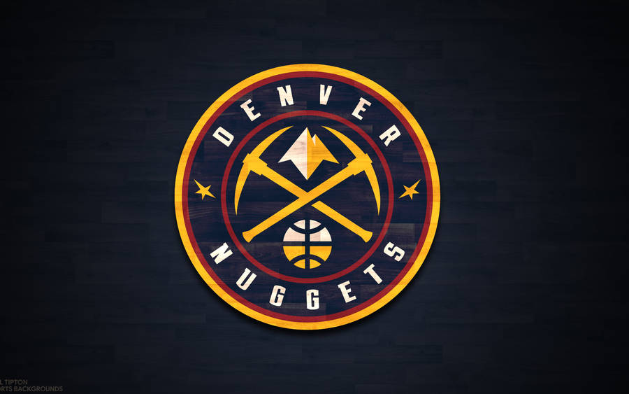 Action-packed Denver Nuggets Basketball Game Wallpaper