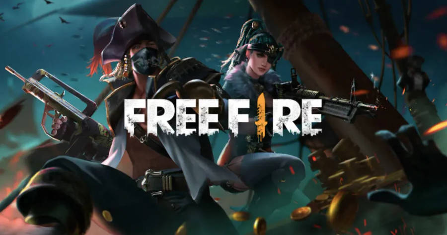 Action-packed Free Fire Desktop Gaming Experience Wallpaper