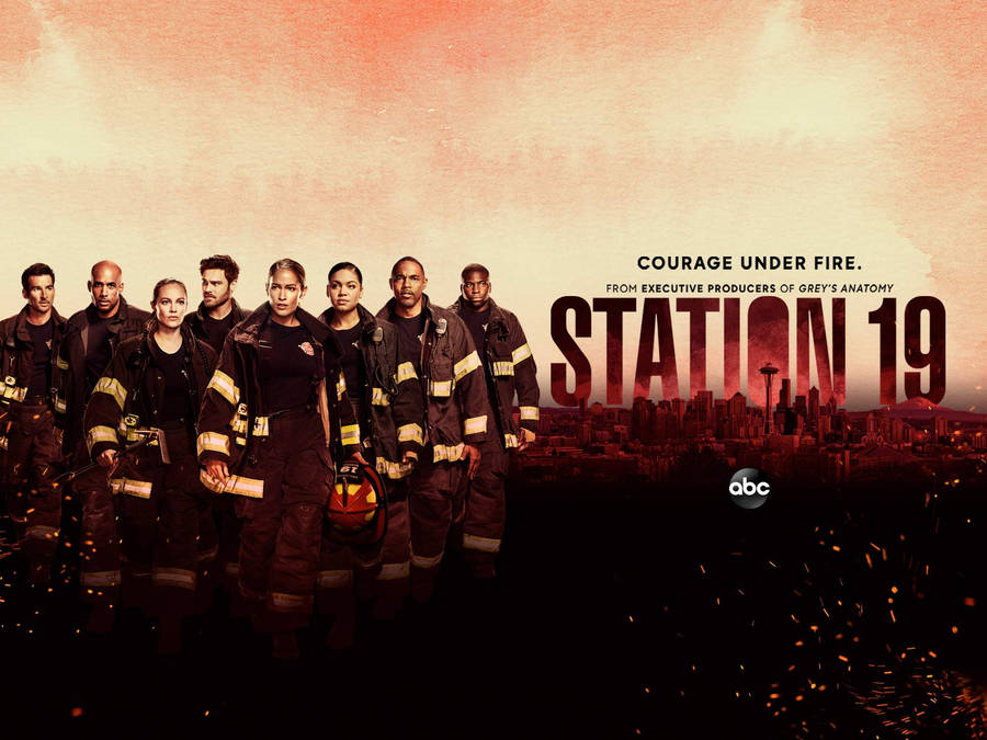 Action-packed Station 19 Promotional Poster Wallpaper