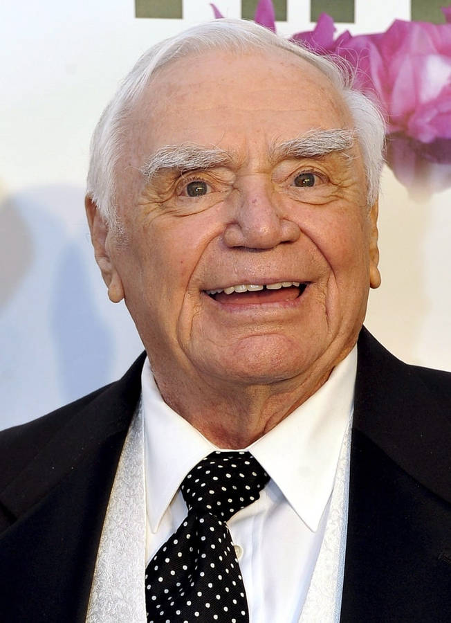 Actor Ernest Borgnine Polka Dot Tie Wallpaper