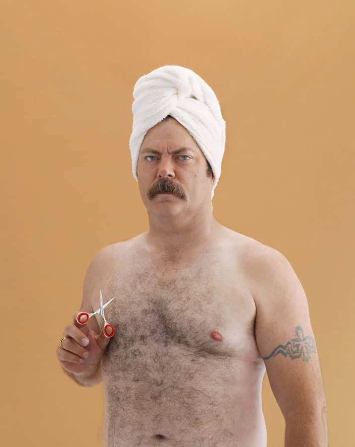 Actor Nick Offerman Wallpaper