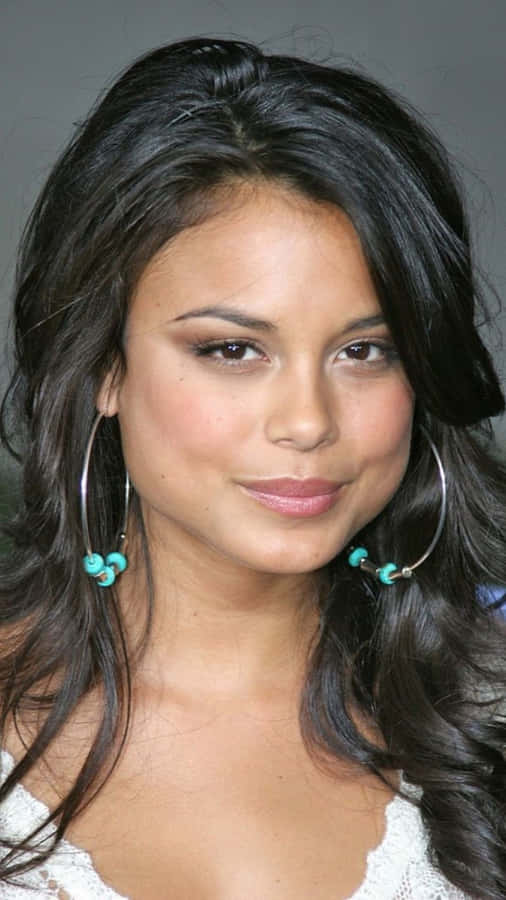 Actress Nathalie Kelley Looking Radiant In A Stylish Ensemble Wallpaper