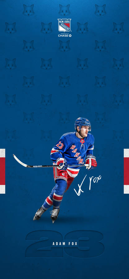 Adam Fox New York Rangers Classy 23 Wallpaper