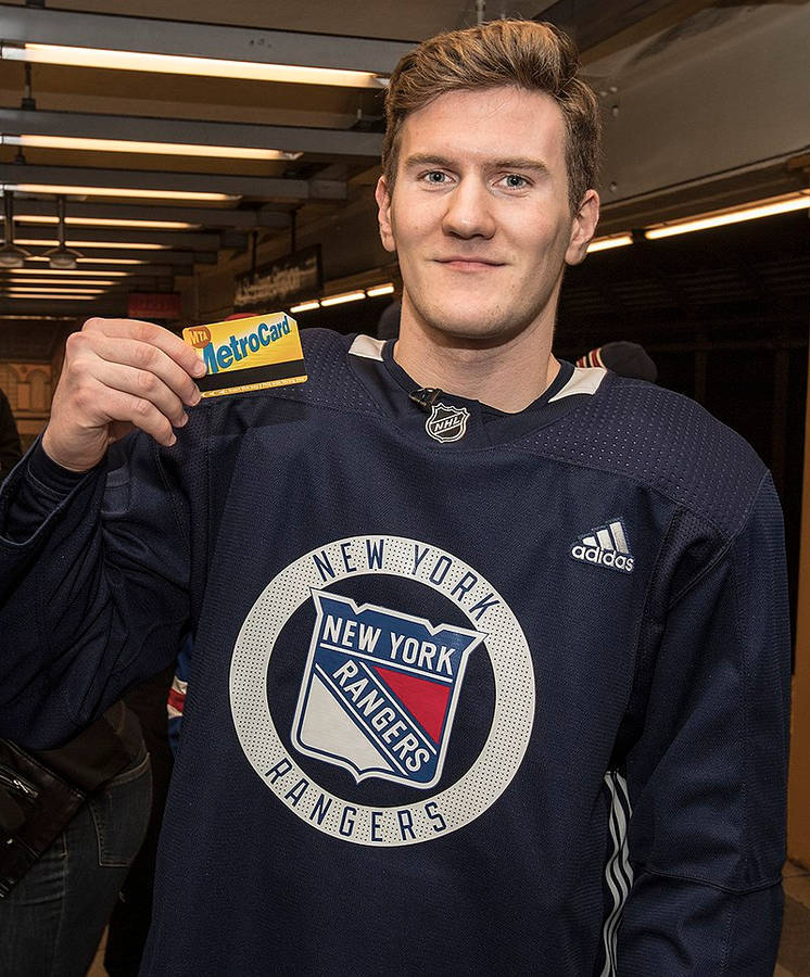 Adam Fox New York Rangers Metrocard Wallpaper