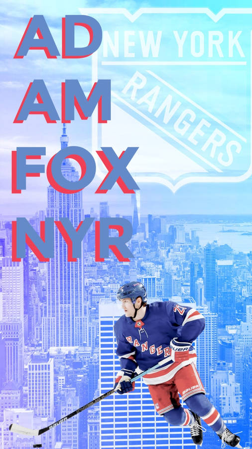 Adam Fox New York Rangers Nyr Wallpaper