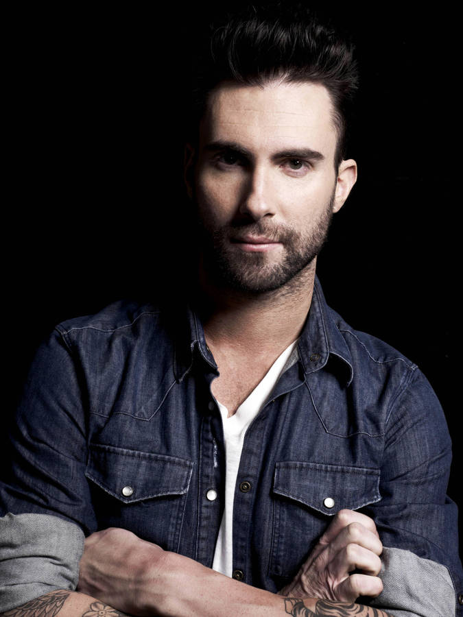 Adam Levine Handsome Portrait Wallpaper