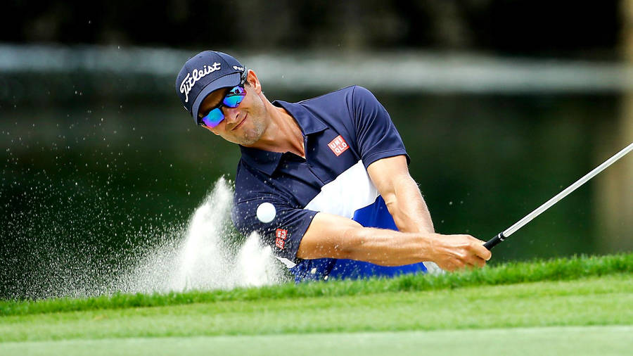 Adam Scott Golf Strike Wallpaper