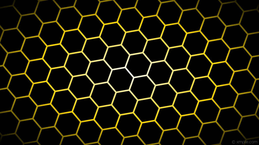 Add A Touch Of Luxury To Your Desktop With This Stunning Black And Gold Wallpaper. Wallpaper