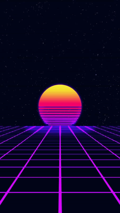Add Some Serious Flair To Your Life With A Retro 80s Aesthetic Iphone! Wallpaper