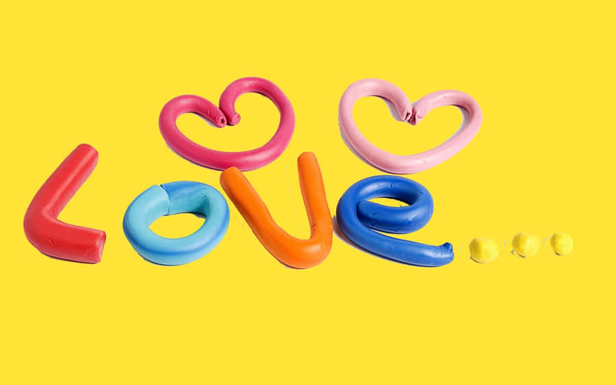 Add Some Sunshine To Your Home With A Cute Yellow Desktop Wallpaper. Wallpaper