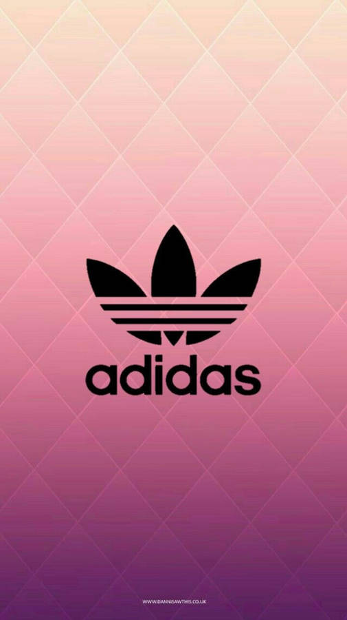 Adidas Pink Diamond Tiles Wallpaper