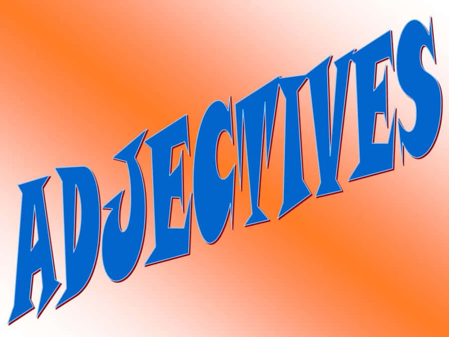 Adjectives Graphic Design Wallpaper