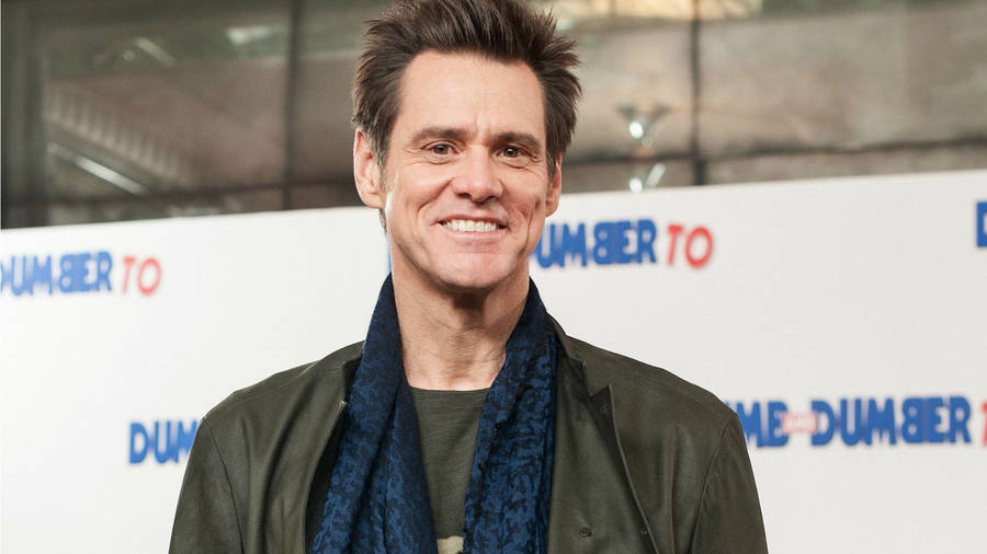 Admirable Smile Of Jim Carrey Wallpaper