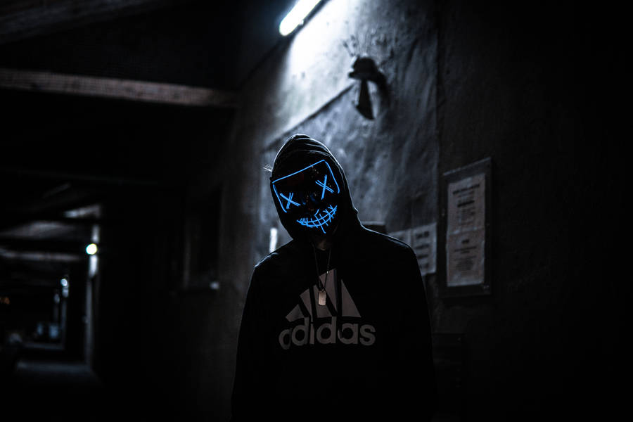 Admirer Of The Purge In Adidas Hoodie Wallpaper