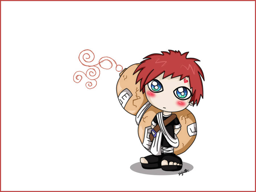 Adorable Chibi Gaara Wallpaper