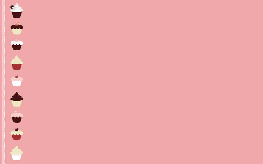 Adorable Kawaii Pink Aesthetic Desktop Wallpaper Wallpaper