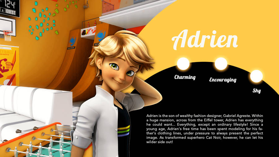 Adrien Agreste Character Wallpaper