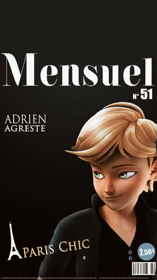 Adrien Agreste Mensuel Fanart Wallpaper