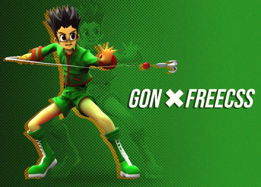 Adult Gon Halftone Art Wallpaper