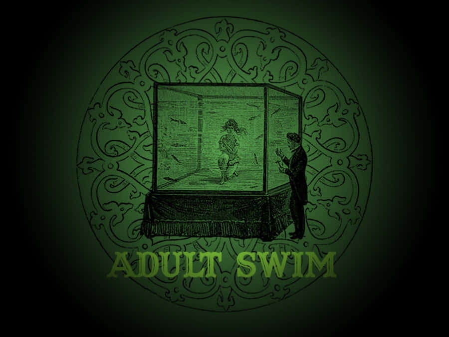 Adult Swim Creepy Logo Drawing Wallpaper