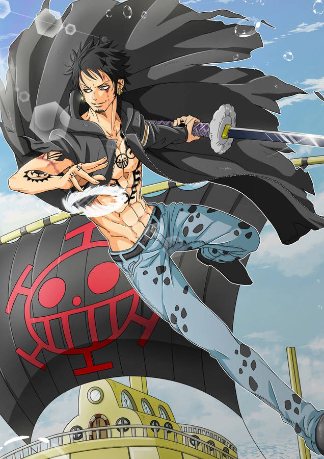 Adventurous Trafalgar Law Wallpaper