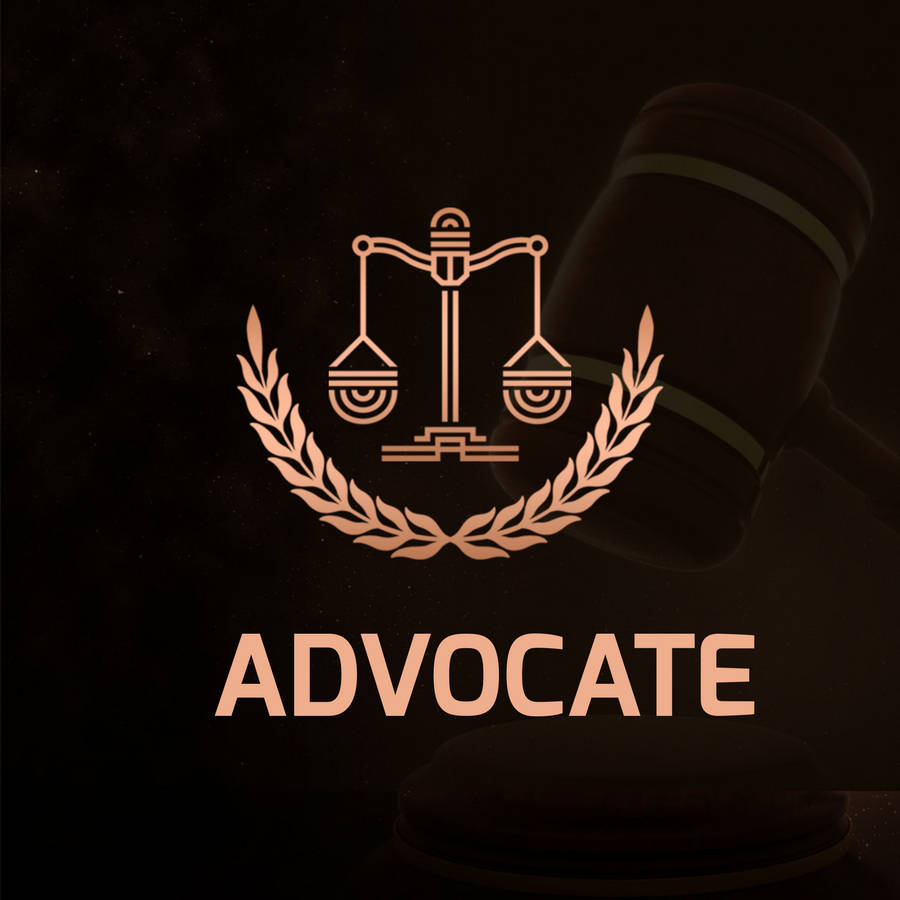 Advocate Logo In Black Wallpaper