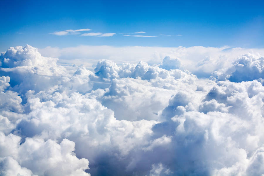 Aerial Funeral Clouds Wallpaper