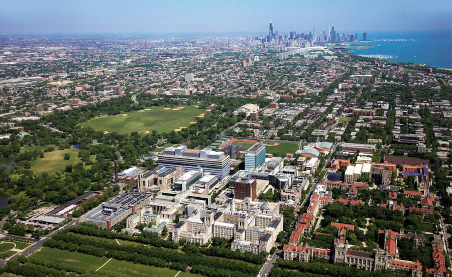 Aerial University Of Chicago Wallpaper