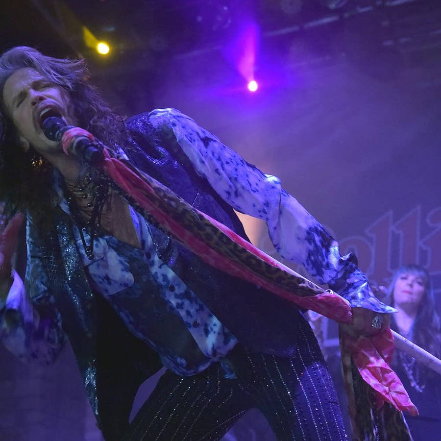 Aerosmith Rock Band Steven Tyler Live Concert Wallpaper