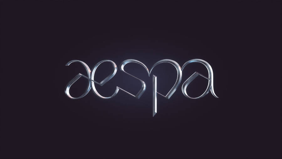 Aespa Crystal Logo Wallpaper
