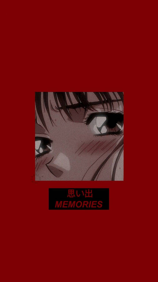 Aesthetic Anime Pfp Of Memories Series Wallpaper