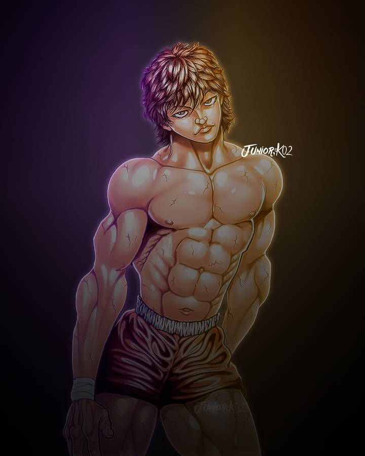 Aesthetic Baki Hanma Artwork Wallpaper