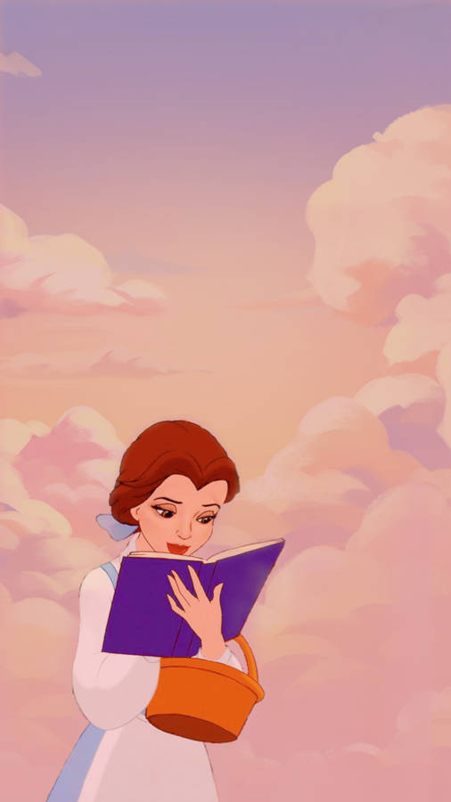 Aesthetic Belle Reading Wallpaper - wallpapersok