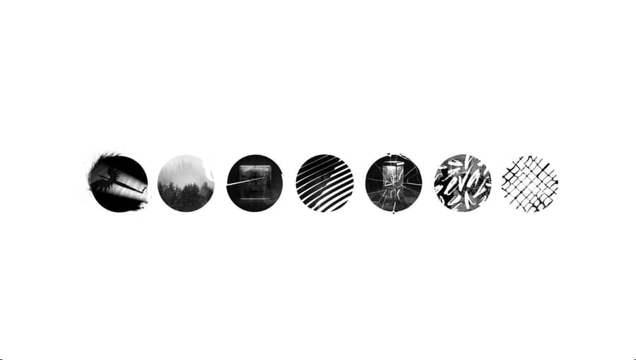 Aesthetic Black And White Computer Wallpaper Wallpaper