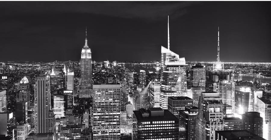 Aesthetic Black And White New York Wallpaper