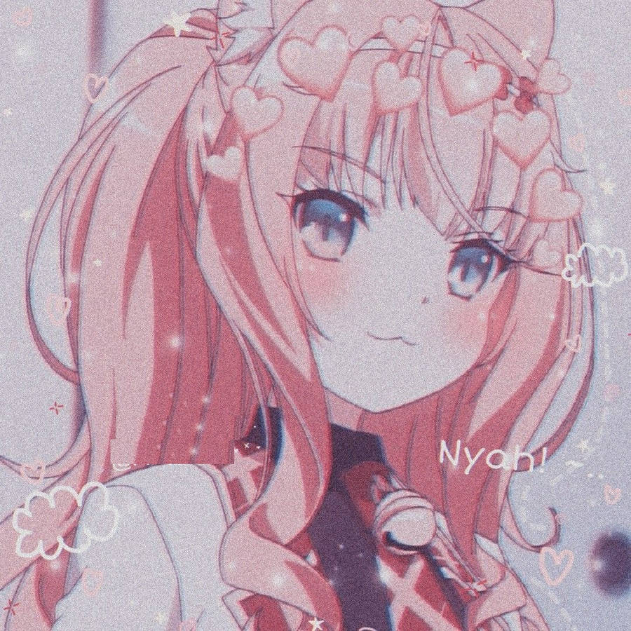 Aesthetic Cat Girl Anime Pfp Wallpaper