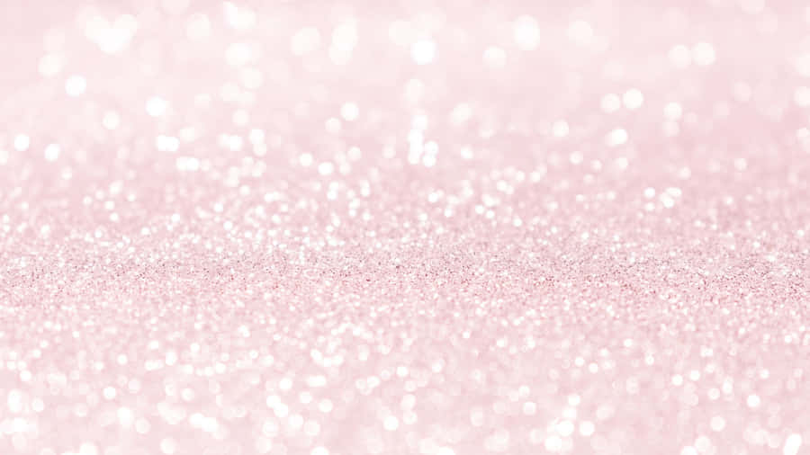 Aesthetic Computer Light Pink Glitter Sparkles Wallpaper