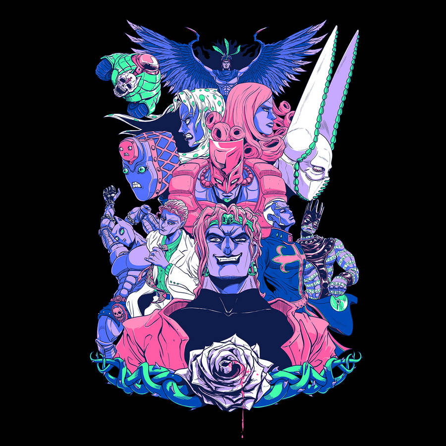 Aesthetic Design Of Jojo Wallpaper