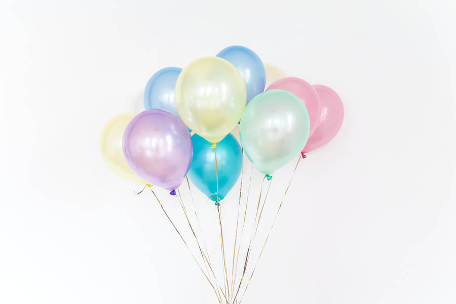 Aesthetic Desktop Balloons Wallpaper