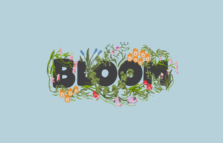 Aesthetic Desktop Bloom Wallpaper